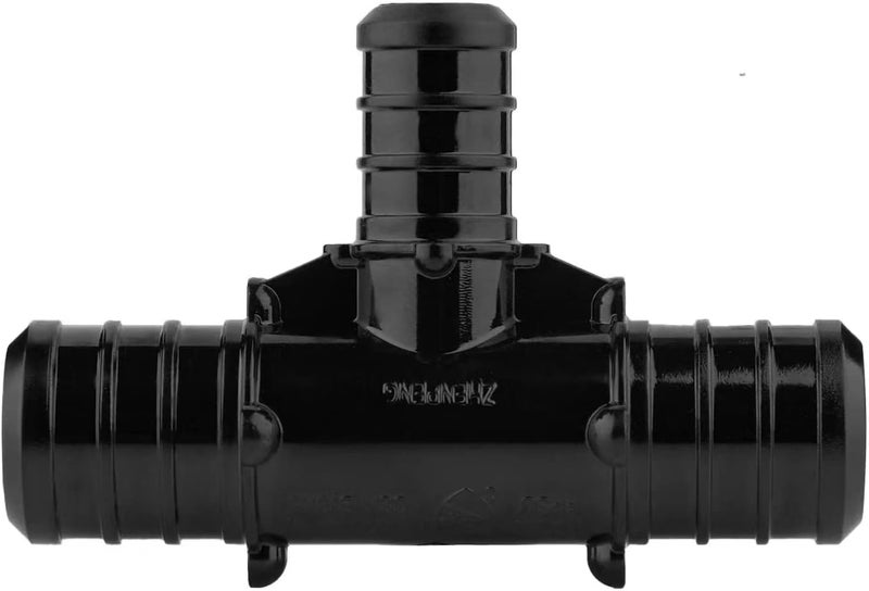 EFIELD (Pack of 20) Poly PPSU Barb Crimp Pex Fitting 3/4" X 3/4" X 1/2" Reducing Tee For Pex Tubing Connection, ASTM F2159,(PPSU1807010-20PCS) - Image 3